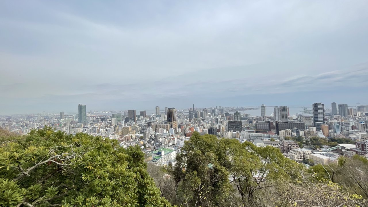 Kobe port area